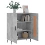 Aparador de madera de ingeniería gris hormigón 69,5x34x90 cm de vidaXL, Aparadores - Ref: Foro24-830216, Precio: 83,68 €, Des...