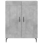 Aparador de madera de ingeniería gris hormigón 69,5x34x90 cm de vidaXL, Aparadores - Ref: Foro24-830216, Precio: 83,68 €, Des...