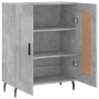 Aparador de madera de ingeniería gris hormigón 69,5x34x90 cm de vidaXL, Aparadores - Ref: Foro24-830216, Precio: 83,68 €, Des...