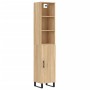 Sonoma oak plywood sideboard 34.5x34x180 cm by vidaXL, Sideboards - Ref: Foro24-3189664, Price: 111,78 €, Discount: %