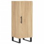 Sonoma oak plywood sideboard 34.5x34x180 cm by vidaXL, Sideboards - Ref: Foro24-3189664, Price: 111,78 €, Discount: %