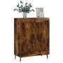 Aparador de madera de ingeniería roble ahumado 69,5x34x90 cm de vidaXL, Aparadores - Ref: Foro24-830217, Precio: 63,15 €, Des...