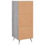 Aparador madera de ingeniería gris Sonoma 34,5x34x90 cm de vidaXL, Aparadores - Ref: Foro24-830418, Precio: 60,16 €, Descuent...