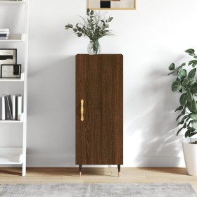 Oak brown engineered wood sideboard 34.5x34x90 cm by vidaXL, Sideboards - Ref: Foro24-828523, Price: 59,99 €, Discount: %