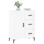 White engineered wood sideboard 69.5x34x90 cm by vidaXL, Sideboards - Ref: Foro24-830260, Price: 97,51 €, Discount: %