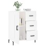 White engineered wood sideboard 69.5x34x90 cm by vidaXL, Sideboards - Ref: Foro24-830260, Price: 97,51 €, Discount: %