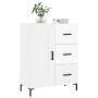 Aparador de madera contrachapada blanco brillante 69,5x34x90 cm de vidaXL, Aparadores - Ref: Foro24-830262, Precio: 84,95 €, ...