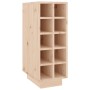 Solid pine wood wine rack 23x34x61 cm by vidaXL, Wine racks - Ref: Foro24-820971, Price: 60,26 €, Discount: %