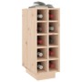 Solid pine wood wine rack 23x34x61 cm by vidaXL, Wine racks - Ref: Foro24-820971, Price: 60,26 €, Discount: %