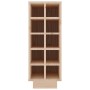 Solid pine wood wine rack 23x34x61 cm by vidaXL, Wine racks - Ref: Foro24-820971, Price: 60,26 €, Discount: %