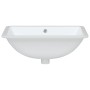 Rectangular white ceramic bathroom sink 55.5x37.5x19 cm by vidaXL, Sinks - Ref: Foro24-153727, Price: 63,99 €, Discount: %