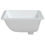 Rectangular white ceramic bathroom sink 55.5x37.5x19 cm by vidaXL, Sinks - Ref: Foro24-153727, Price: 63,99 €, Discount: %