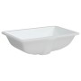 Rectangular white ceramic bathroom sink 55.5x37.5x19 cm by vidaXL, Sinks - Ref: Foro24-153727, Price: 63,99 €, Discount: %