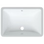 Rectangular white ceramic bathroom sink 55.5x37.5x19 cm by vidaXL, Sinks - Ref: Foro24-153727, Price: 63,99 €, Discount: %