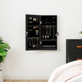 Spiegel mit Schmuckschatulle und LED-Leuchten für schwarze Wand von vidaXL, Spiegel - Ref: Foro24-353248, Preis: 70,99 €, Rab...