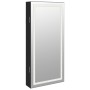 Mirror with jewelry box and LED lights for black wall by vidaXL, Mirrors - Ref: Foro24-353248, Price: 73,46 €, Discount: %