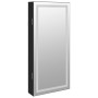 Mirror with jewelry box and LED lights for black wall by vidaXL, Mirrors - Ref: Foro24-353248, Price: 73,46 €, Discount: %