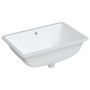 Lavabo de baño rectangular cerámica blanco 60x40x21 cm de vidaXL, Lavabos - Ref: Foro24-153728, Precio: 97,90 €, Descuento: %