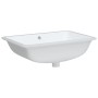 Lavabo de baño rectangular cerámica blanco 60x40x21 cm de vidaXL, Lavabos - Ref: Foro24-153728, Precio: 97,90 €, Descuento: %