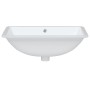 Lavabo de baño rectangular cerámica blanco 60x40x21 cm de vidaXL, Lavabos - Ref: Foro24-153728, Precio: 97,90 €, Descuento: %