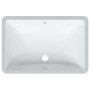 Lavabo de baño rectangular cerámica blanco 60x40x21 cm de vidaXL, Lavabos - Ref: Foro24-153728, Precio: 97,90 €, Descuento: %