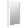 Mirror with jewelry box and LED lights for white wall by vidaXL, Mirrors - Ref: Foro24-353229, Price: 65,85 €, Discount: %