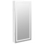 Mirror with jewelry box and LED lights for white wall by vidaXL, Mirrors - Ref: Foro24-353247, Price: 73,97 €, Discount: %