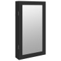 Mirror with jewelry box and LED lights for black wall by vidaXL, Mirrors - Ref: Foro24-353230, Price: 83,15 €, Discount: %