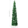 Grüner, faltbarer künstlicher Weihnachtsbaum aus PET, 180 cm von vidaXL, Weihnachtsbäume - Ref: Foro24-320990, Preis: 43,03 €...