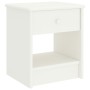 Solid white mango wood bedside table 35x30x40 cm by vidaXL, Nightstands - Ref: Foro24-322222, Price: 45,99 €, Discount: %