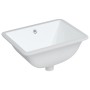 Lavabo de baño rectangular cerámica blanco 47,5x35x19,5 cm de vidaXL, Lavabos - Ref: Foro24-153725, Precio: 44,14 €, Descuent...