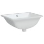 Lavabo de baño rectangular cerámica blanco 47,5x35x19,5 cm de vidaXL, Lavabos - Ref: Foro24-153725, Precio: 44,14 €, Descuent...