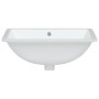 Lavabo de baño rectangular cerámica blanco 47,5x35x19,5 cm de vidaXL, Lavabos - Ref: Foro24-153725, Precio: 44,14 €, Descuent...