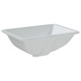 Lavabo de baño rectangular cerámica blanco 47,5x35x19,5 cm de vidaXL, Lavabos - Ref: Foro24-153725, Precio: 44,14 €, Descuent...