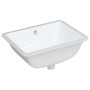 Lavabo de baño rectangular cerámica blanco 52x38,5x19,5 cm de vidaXL, Lavabos - Ref: Foro24-153726, Precio: 46,63 €, Descuent...