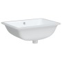 Lavabo de baño rectangular cerámica blanco 52x38,5x19,5 cm de vidaXL, Lavabos - Ref: Foro24-153726, Precio: 46,63 €, Descuent...