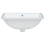 Lavabo de baño rectangular cerámica blanco 52x38,5x19,5 cm de vidaXL, Lavabos - Ref: Foro24-153726, Precio: 46,63 €, Descuent...