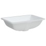 Lavabo de baño rectangular cerámica blanco 52x38,5x19,5 cm de vidaXL, Lavabos - Ref: Foro24-153726, Precio: 46,63 €, Descuent...