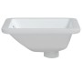 White ceramic rectangular bathroom sink 30.5x27x14 cm by vidaXL, Sinks - Ref: Foro24-153722, Price: 46,21 €, Discount: %