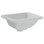 White ceramic rectangular bathroom sink 30.5x27x14 cm by vidaXL, Sinks - Ref: Foro24-153722, Price: 46,21 €, Discount: %