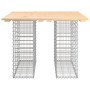 Gabion design garden bench solid pine wood 100x102x72cm by vidaXL, garden benches - Ref: Foro24-834371, Price: 95,86 €, Disco...