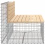 Gabion design garden bench solid pine wood 103x70x65 cm by vidaXL, garden benches - Ref: Foro24-834374, Price: 149,39 €, Disc...