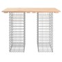 Gabion design garden bench solid pine wood 100x70x72 cm by vidaXL, garden benches - Ref: Foro24-834365, Price: 73,56 €, Disco...