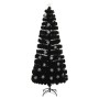 Árbol de Navidad copos de nieve LED fibra óptica negro 240 cm de vidaXL, Arboles de navidad - Ref: Foro24-328465, Precio: 152...