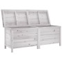 Solid wood garden chest white fir 150x50x56.5 cm by vidaXL, Outdoor storage boxes - Ref: Foro24-364757, Price: 182,49 €, Disc...