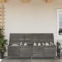 Solid spruce wood garden chest in anthracite grey, 198.5x50x56.5cm by vidaXL, Outdoor storage boxes - Ref: Foro24-364762, Pri...