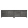 Solid spruce wood garden chest in anthracite grey, 198.5x50x56.5cm by vidaXL, Outdoor storage boxes - Ref: Foro24-364762, Pri...