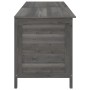 Solid spruce wood garden chest in anthracite grey, 198.5x50x56.5cm by vidaXL, Outdoor storage boxes - Ref: Foro24-364762, Pri...