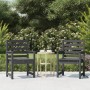 Garden chairs 2 pcs solid pine wood gray 60x48x91 cm by vidaXL, Garden chairs - Ref: Foro24-824055, Price: 88,87 €, Discount: %