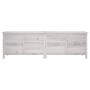 Solid wood garden chest white fir 198.5x50x56.5 cm by vidaXL, Outdoor storage boxes - Ref: Foro24-364761, Price: 221,19 €, Di...